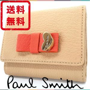 ポールスミス Paul Smith 財布 コントラストリボン ミニ財布 レザー 正規品 新品 送料無料 PS1789｜monstyle