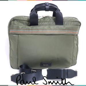 ポールスミス Paul Smith バッグ マルチストライプステッチ 3way ビジネス ブリーフケース 正規品 新品 送料無料 PS3667｜monstyle