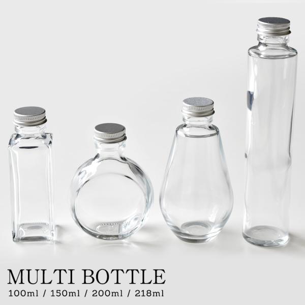 ハーバリウム用 ガラス瓶 3本セット 日本製 ガラスボトル 100ml/150ml/200ml/21...