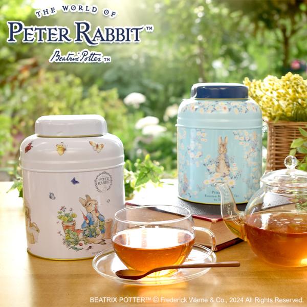 ピーターラビット(TM) 紅茶 缶入り デイジー80P クラシック80P ティーバッグ 80袋入り ...