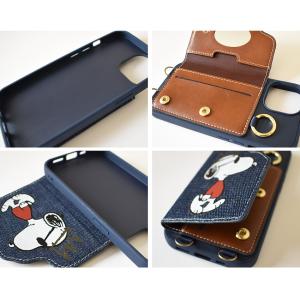 スヌーピー スマホケース ショルダーストラップ...の詳細画像3