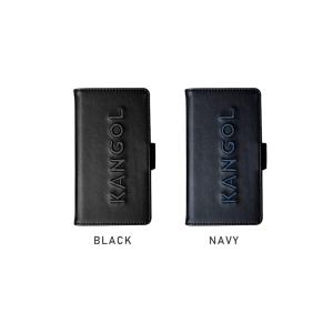 KANGOL 刺繍ロゴ 手帳型 iPhoneケ...の詳細画像3