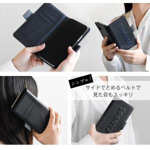 KANGOL 刺繍ロゴ 手帳型 iPhoneケ...の詳細画像5