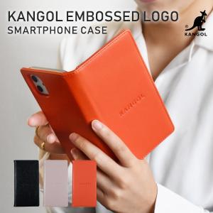 KANGOL エンボスロゴ 手帳型 iPhoneケース マグネット付き iPhoneSE(第2世代) iPhone11Pro iPhoneXR iPhoneXs/X iPhone8/7/6s/6 アイフォン 本革調 VC372-