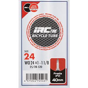 IRC TIRE (アイ・アール・シー) 自転車 チューブ WO 25-520・24 × 1-1 1/8 仏式バルブ40mm