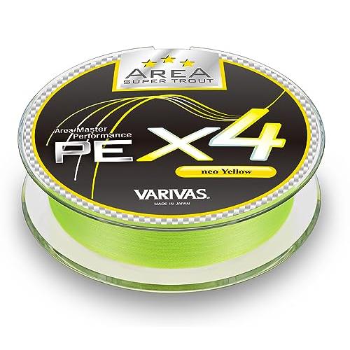 バリバス(VARIVAS) スーパートラウトエリア PE X4 75m ネオイエロー 0.2号