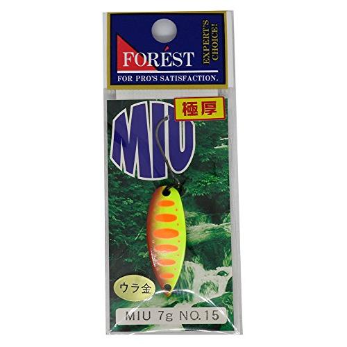 フォレスト(FOREST) スプーン ミュー ネイティブシリーズ 7g アルビノヤマメ #15 ルア...