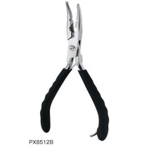 プロックス PX8512B シャープスプリットリングプライヤー 先曲がり