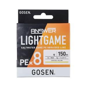 ゴーセン アンサー ライトゲーム PE8 150mの買取情報