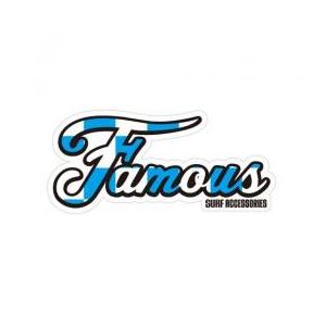 FAMOUS(フェイマス) TIMMY LOGO STICKER(ティミー ロゴ ステッカー) ブルー｜montaukonline