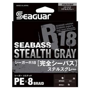 シーガー(Seaguar) ライン PEライン シーガーR18 完全シーバス 釣り用PEライン 200m 0.8号 15lb ステルスグレー