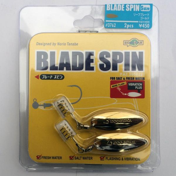 エコギア ブレードスピン(リーフ)ゴールド 3762