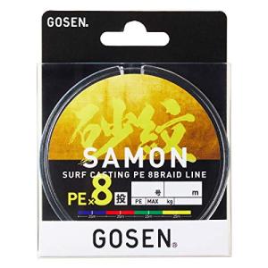 GOSEN（ゴーセン） 砂紋 PE×8 0.4号 250m巻き 4色分け サモン x8