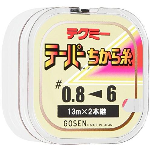 ゴーセン(GOSEN) ライン テクミーPEテーパー 力糸 13m×2本継 赤 1.5~~5号 GT...