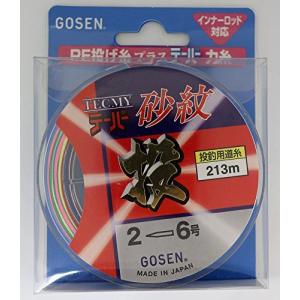 GOSEN（ゴーセン） テクミーテーパー砂紋 0.6〜6号 213m ゆうパケット
