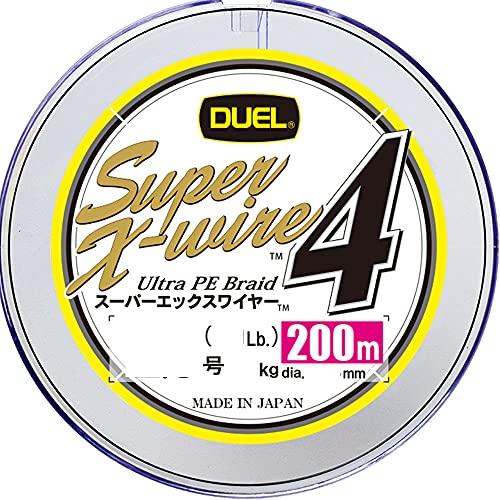 DUEL (デュエル) PEライン 釣り糸 スーパーエックスワイヤー4 0.8号 200m 5色/イ...