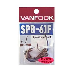ヴァンフック(Vanfook) SPB-61F エキスパートフック エクストラヘビー 10本入り フッ素ブラック #2/0