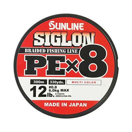 サンライン(SUNLINE) ライン シグロン PEx8 300m 5色 0.8号 12LB J
