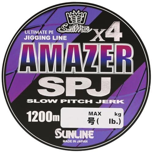 サンライン 4本組PEライン ソルティメイト アメイザー×4 SPJ  1200m 5色マルチカラー...
