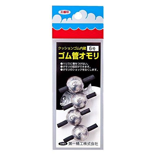 第一精工 釣り用オモリ ゴム管 丸型 5号 22072 シルバー