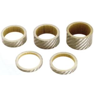 ダイアコンペ ホワイトカーボン製スペーサー 1インチ 厚さ 10mm DIA-COMPE White Carbon Spacer