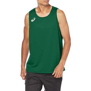 [アシックス] バスケットボールウェア リバーシブルシャツ 2063A204 301(ダークグリーン) 3XL｜montaukonline