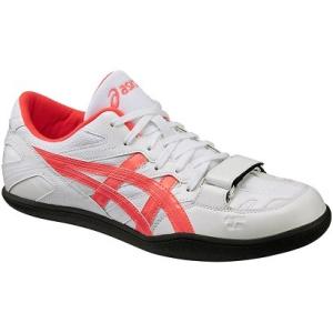 陸上競技シューズ スローイング JAPAN-AR  ホワイト/フラッシュコーラル 24.5 cm