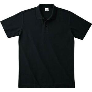 ブラック 00193A ポロシャツ 4.9オンス 半袖