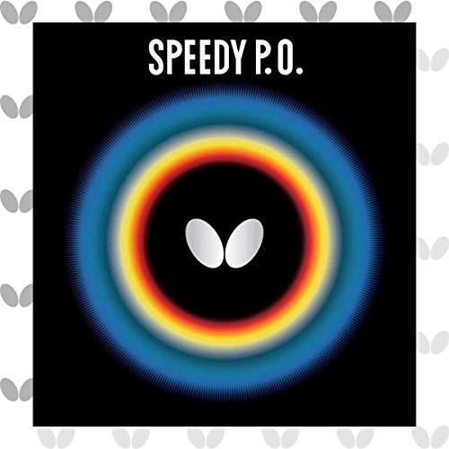 バタフライ(Butterfly) 卓球 ラバー スピーディ PO 表ソフト 高弾性 (スピード) 0...