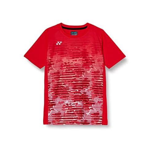 [ヨネックス] 半袖シャツ ゲームシャツ キッズ クリアーレッド (459) J120