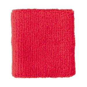 HATAS リストバンド ニットパイル 8cm レッド 2個組 356