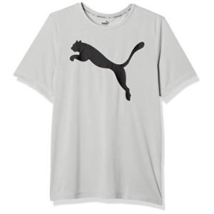 [プーマ] スポーツ 半袖 ドライ ACTIVE ビッグロゴ Tシャツ メンズ グレー バイオレット(09) M｜montaukonline