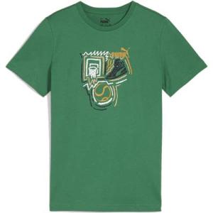 プーマ カジュアル GRAPHICS イヤー オブ スポーツ Tシャツ 681333 ボーイズ アーカイブ グリーン (86) 130の商品画像
