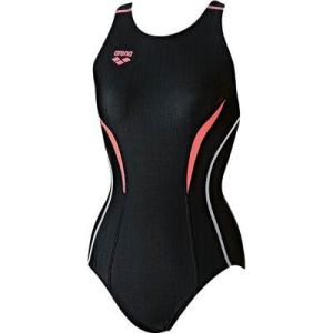 arena 競泳用 水着 レディース AQUA RACING UROKO SKIN セイフリーバック 着やストラップ FINA承認 ARN-7051W BKCP Mサイズ