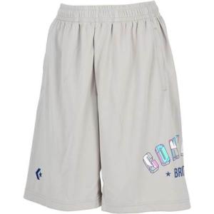 [コンバース] ミニバスケットボール ハーフパンツ ガールズ プラクティスパンツ CB341851 シルバー O｜montaukonline