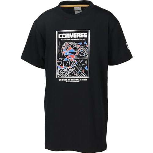 [コンバース] ミニバスケットボール 半袖Tシャツ ジュニア プリントTシャツ キッズ ブラック/ホ...