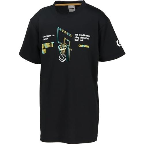 [コンバース] ミニバスケットボール 半袖Tシャツ ジュニア プリントTシャツ キッズ ブラック/ホ...