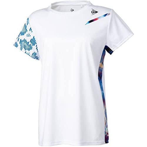 DUNLOP(ダンロップ) テニスウェア レディース DAP-1320W ホワイト L ゲームシャツ