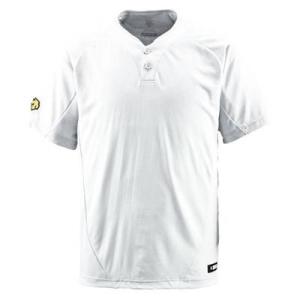 DESCENTE(デサント) ベースボールシャツ(2ボタン) DB201 Sホワイト(SWHT) O