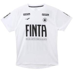 FINTA フィンタ サッカー フットサル 半袖 プラクティスシャツ FT8514 ホワイト, M)