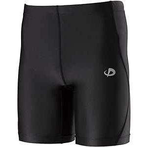 ファイテン(phiten) SPORTS　SPATS　スポーツスパッツ　クウォーター(吸汗速乾) ブラック　ＳＳサイズ