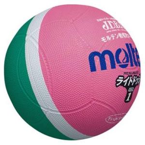molten ドッジボール ライトドッジ 軽量1号球 緑×ピンク SLD1MP