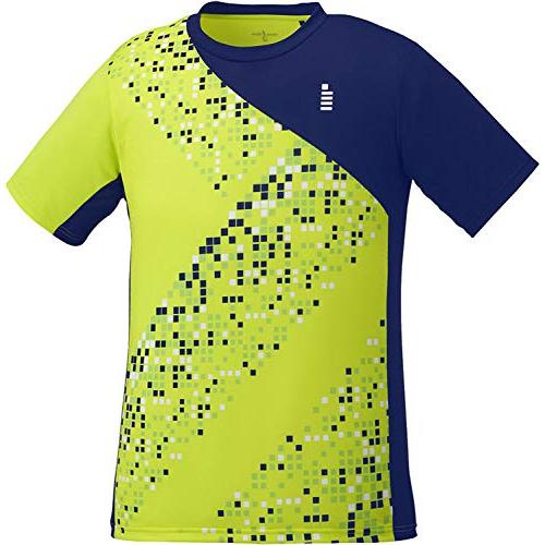 ゴーセン テニスウェア ユニセックス T1942 ライムイエローSS GOSEN ゲームシャツ