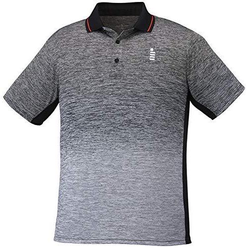 ゴーセン(GOSEN) テニス バドミントン 半袖ゲームシャツ 男女兼用 ブラック M T1950