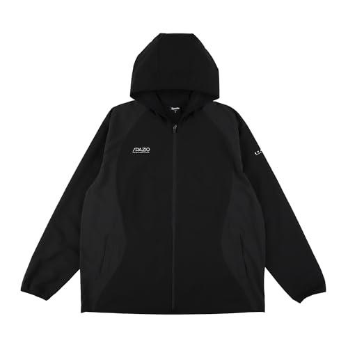 Spazio フットサル アウター（ユニ） フレキシブルラインジップパーカー 02：ブラック O T...