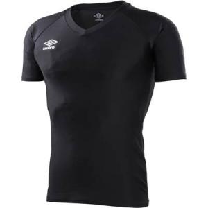 アンブロ S/S パワーインナー Vネックシャツ UAS9701-BLK BLK S