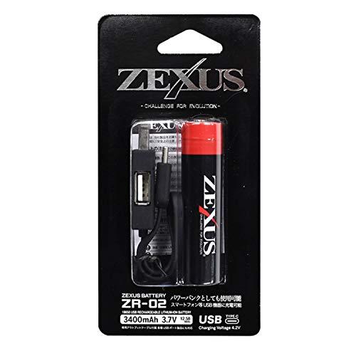冨士灯器 ZEXUS(ゼクサス) LEDライト用 ZEXUS専用バッテリー ZR-02
