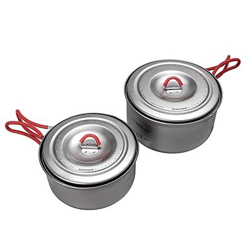 エバニュー(EVERNEW) Ti U.L. Pot set 600+900 ECA535 チタン
