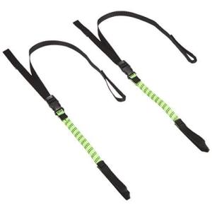 ROK straps (ロックストラップ) Commuter ストレッチ ストラップ グリーン リフレクティブ 2本入り ROK00334