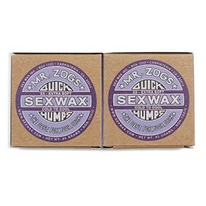 SEXWAX(セックスワックス) サーフィン用ワックス QUICK HUMPS 2X パープル お得な2個セット